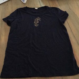 Jcrew seahorse t shirt